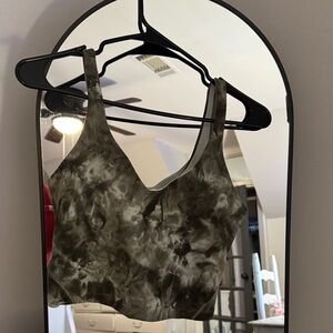 Dark Green Tie-Dye Lululemon align tank